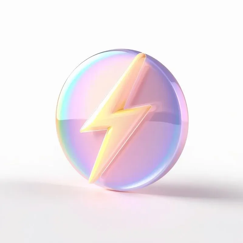 Modern Glossy 3D Crypto Finance Icons