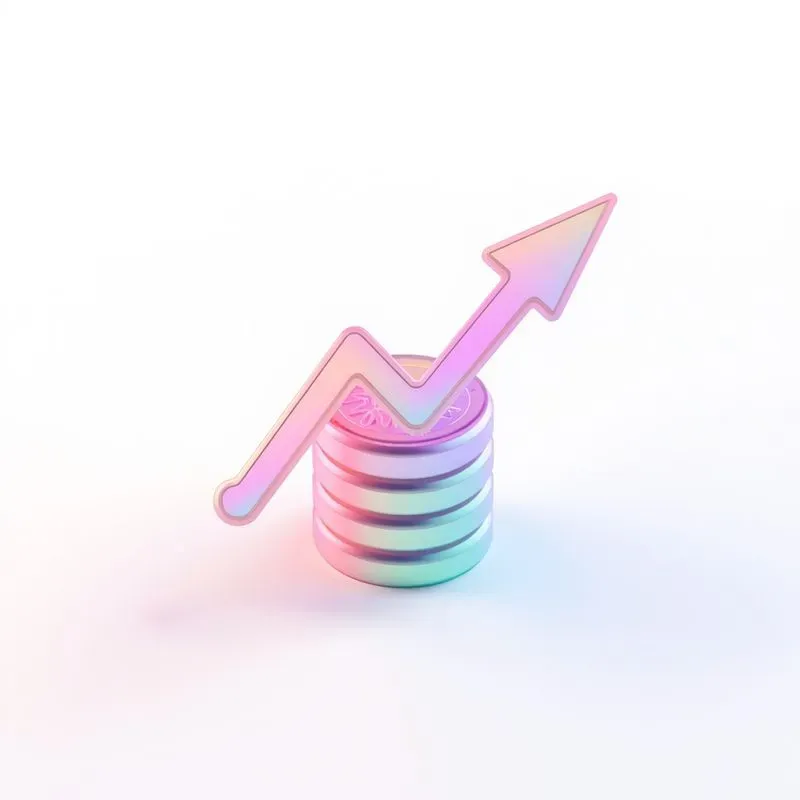 Modern Glossy 3D Crypto Finance Icons