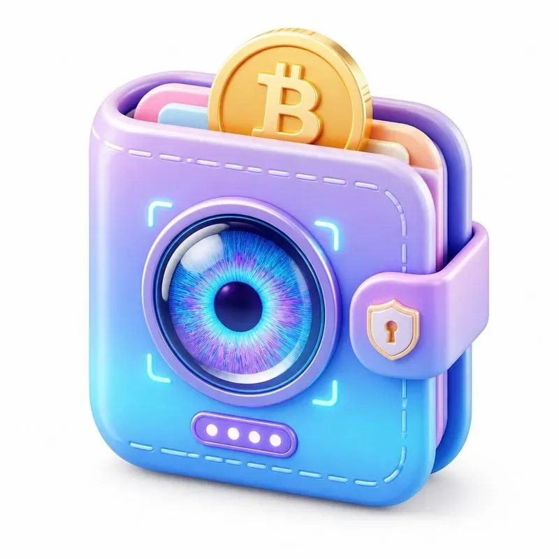 Modern Glossy 3D Crypto Finance Icons