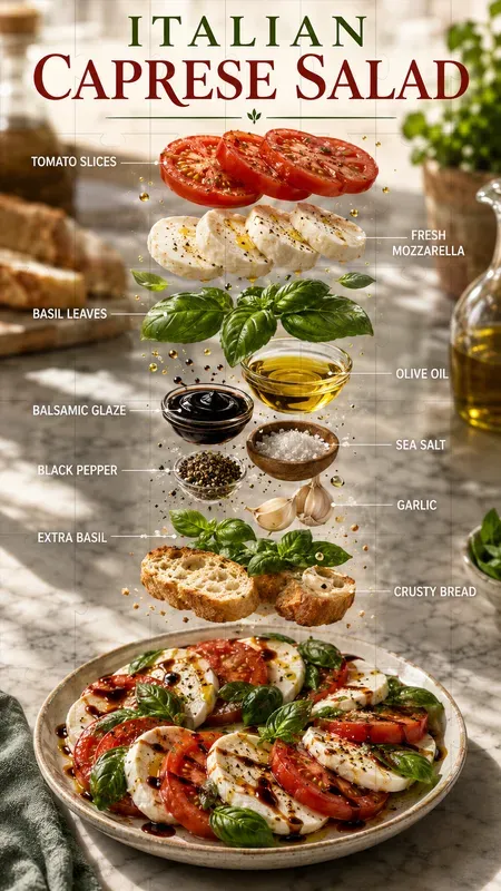 Exploded Recipe Infographic Posters