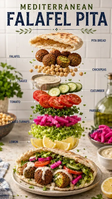 Exploded Recipe Infographic Posters