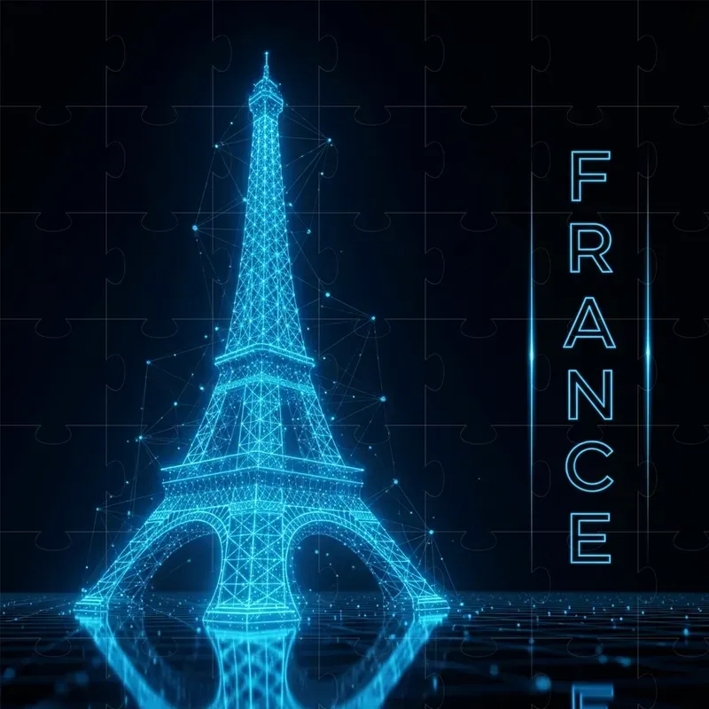 Neon World Landmarks Reimagined
