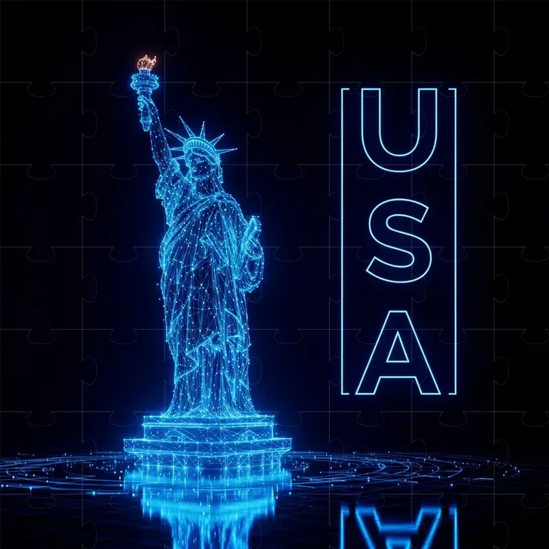 Neon World Landmarks Reimagined