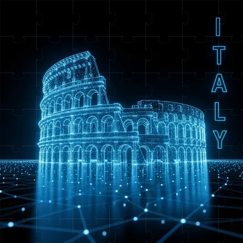 Neon World Landmarks Reimagined