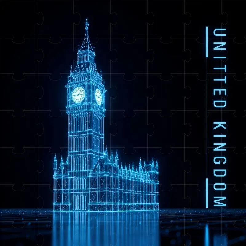 Neon World Landmarks Reimagined