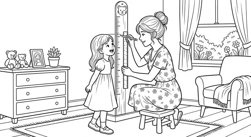 Mothers' Love In Heartwarming Line Art