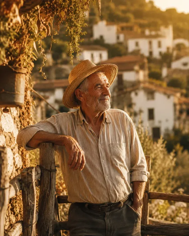 Rustic Village Life Portrait Photos