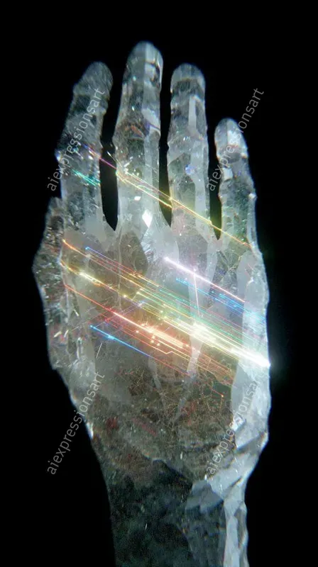 Crystalline Holographic Anatomy Art