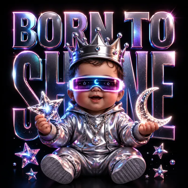 Cute Baby Quote Poster Generator