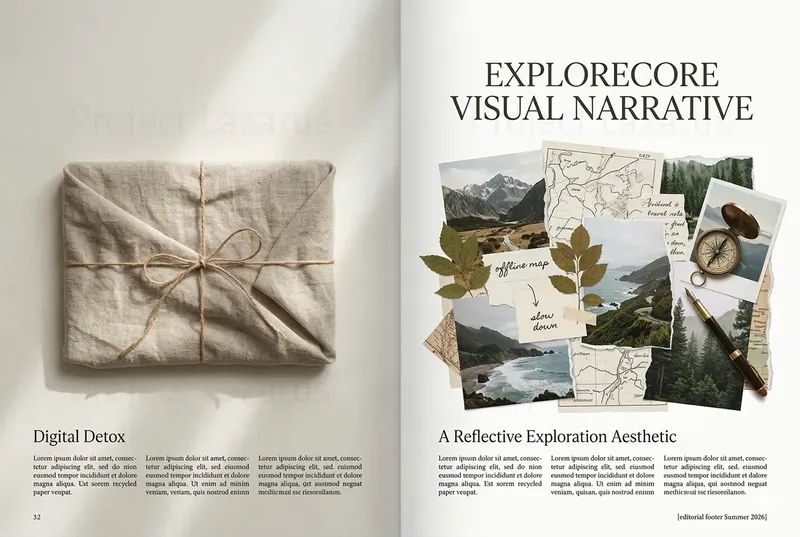 Explorecore Editorial Collage Scenes