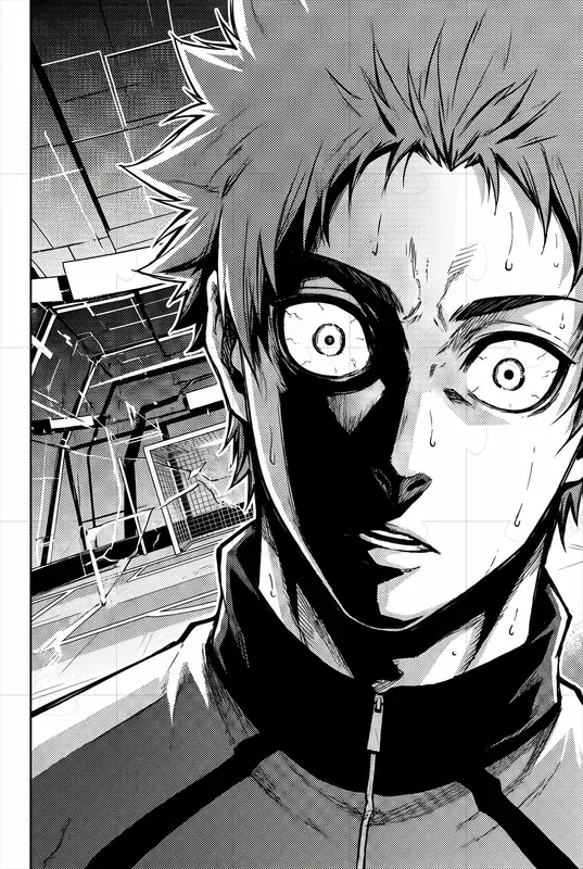 Yusuke Nomura Style Blue Lock Manga Art