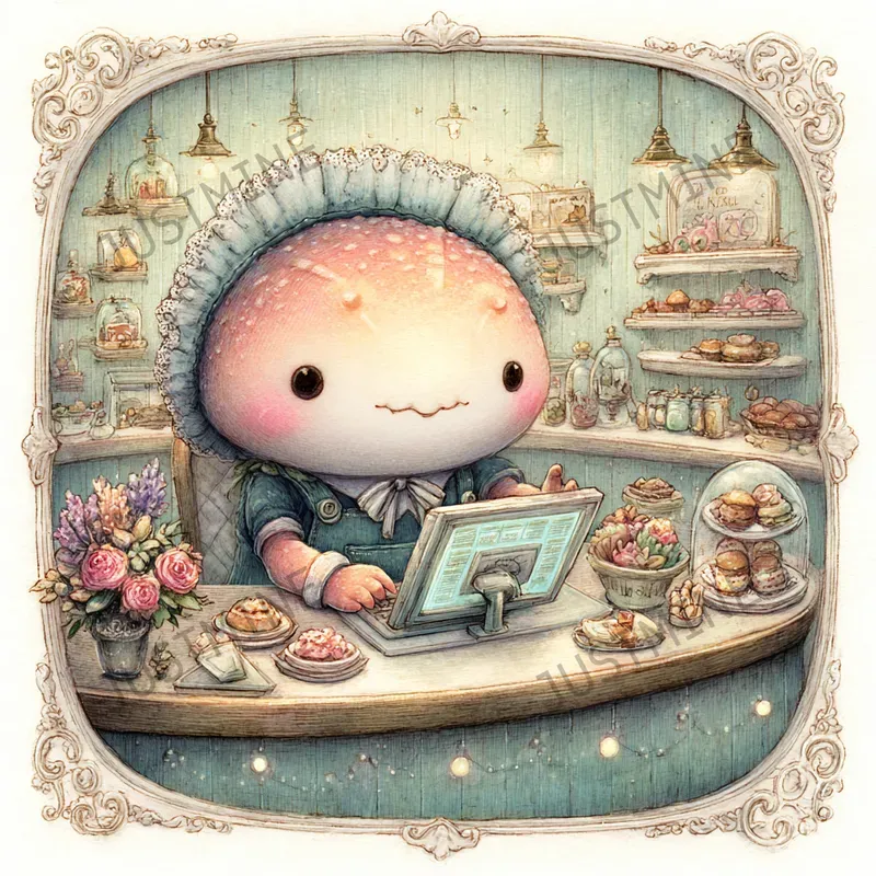 Vintage Bakery Ocean Clipart