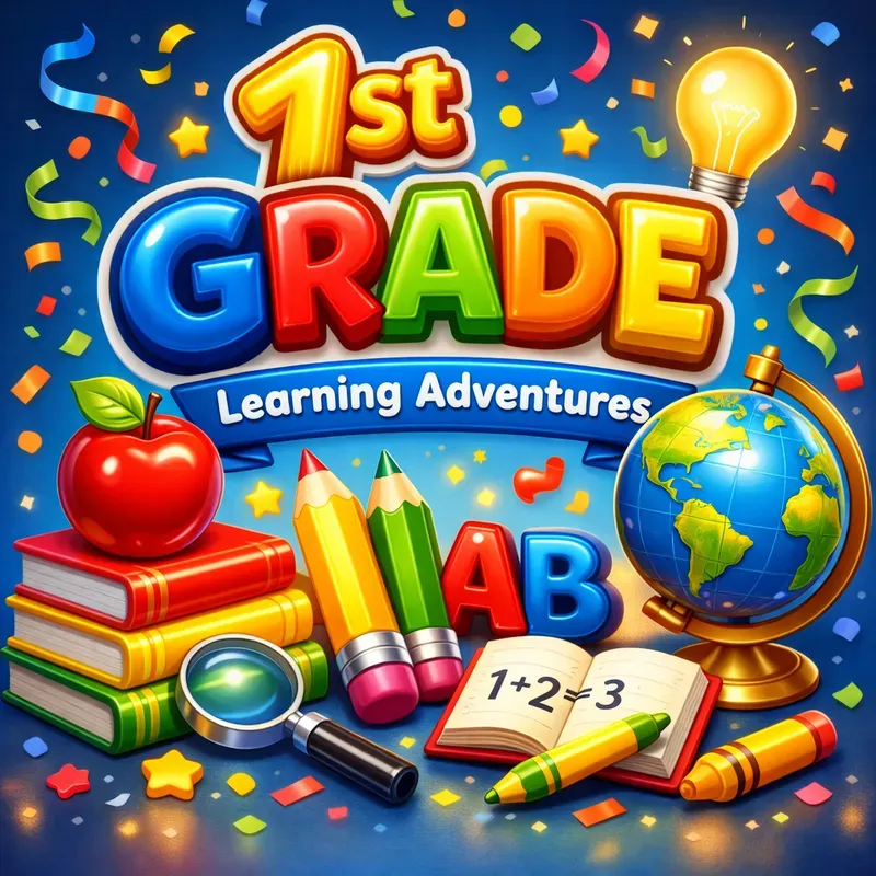 3D Glossy School Grade Art Collections