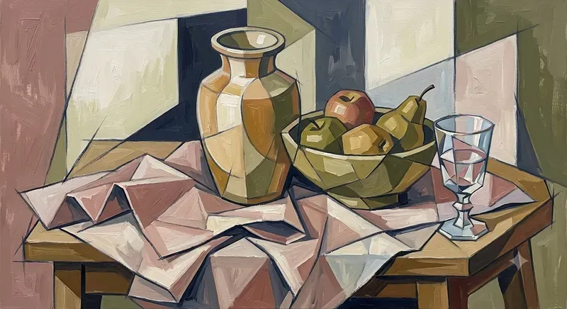 Contemporary Cubist Art Generator
