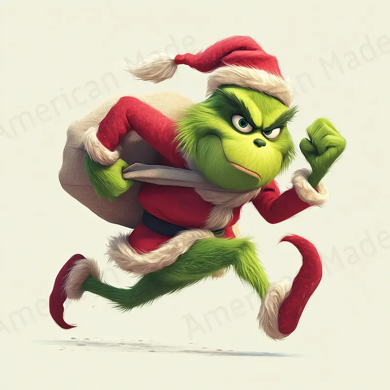 Iconic Grinch Svg Clipart Generator