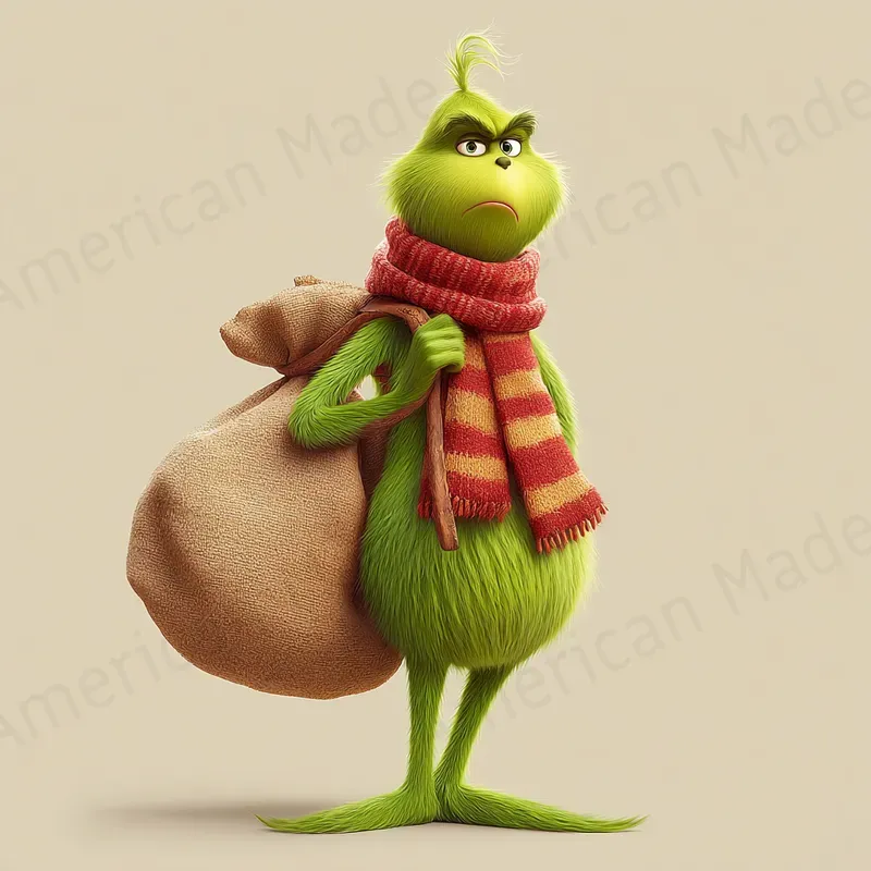 Iconic Grinch Svg Clipart Generator