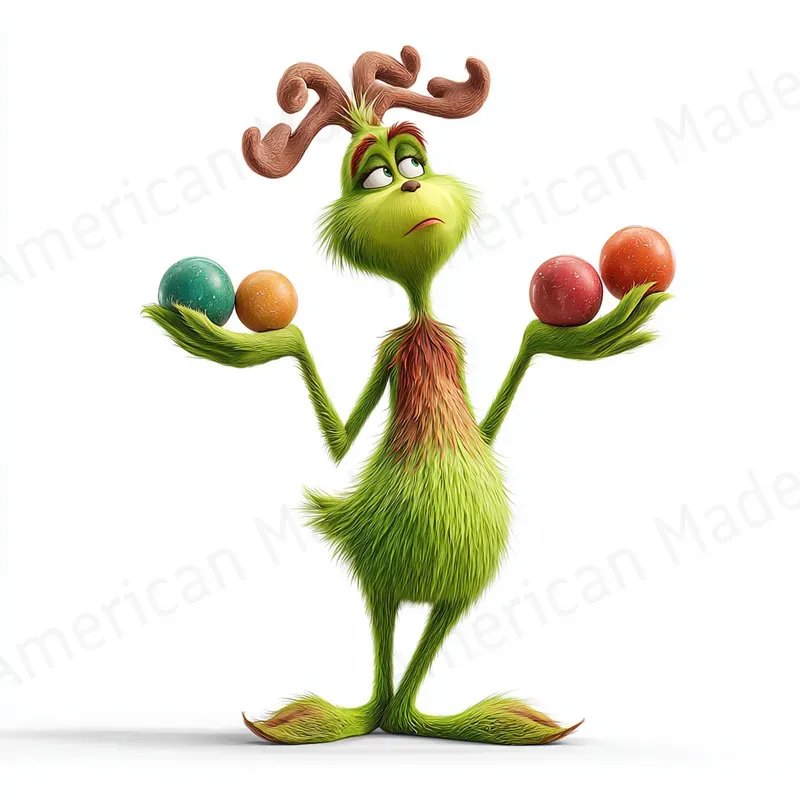 Iconic Grinch Svg Clipart Generator