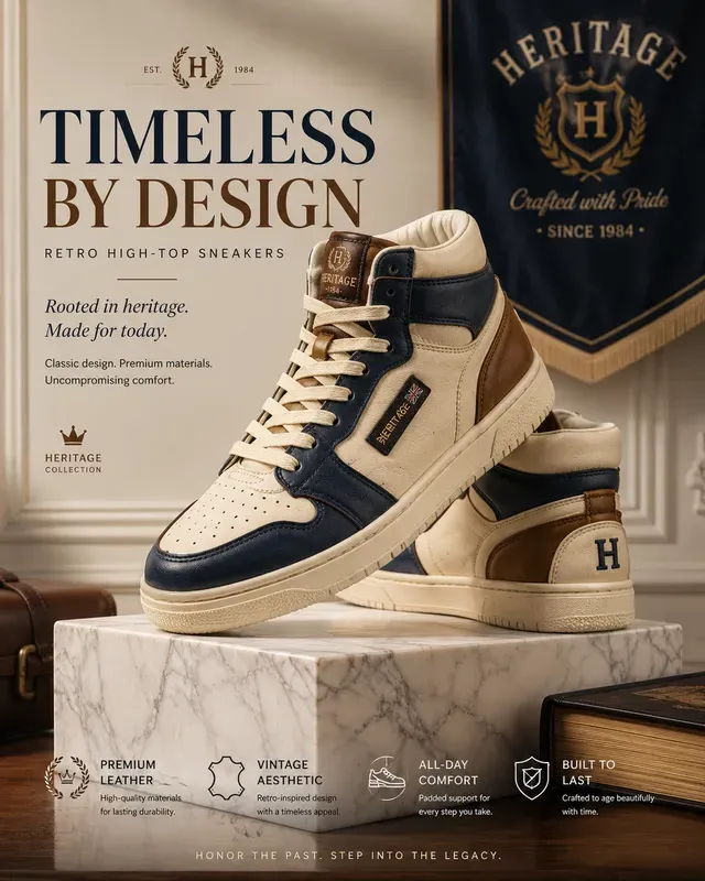 Sneaker Ad Poster Creators