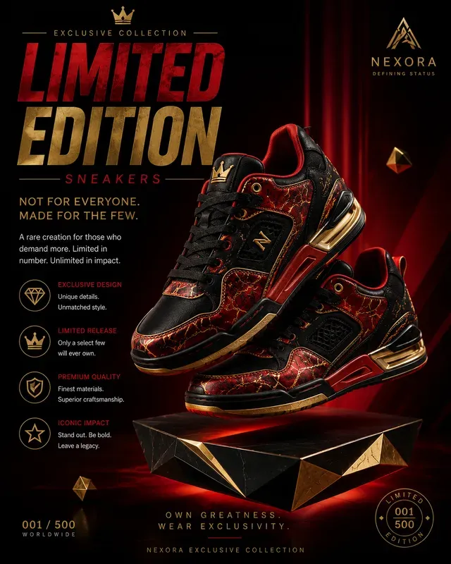 Sneaker Ad Poster Creators