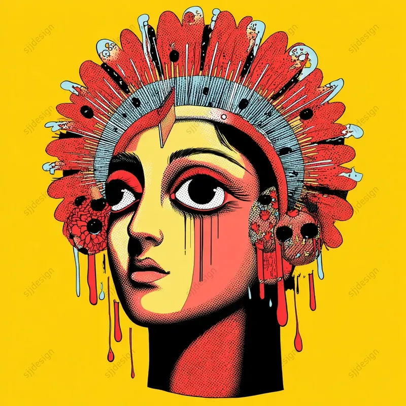 Bold Drip Pop Illustrations
