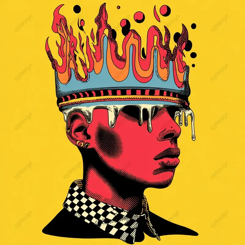 Bold Drip Pop Illustrations