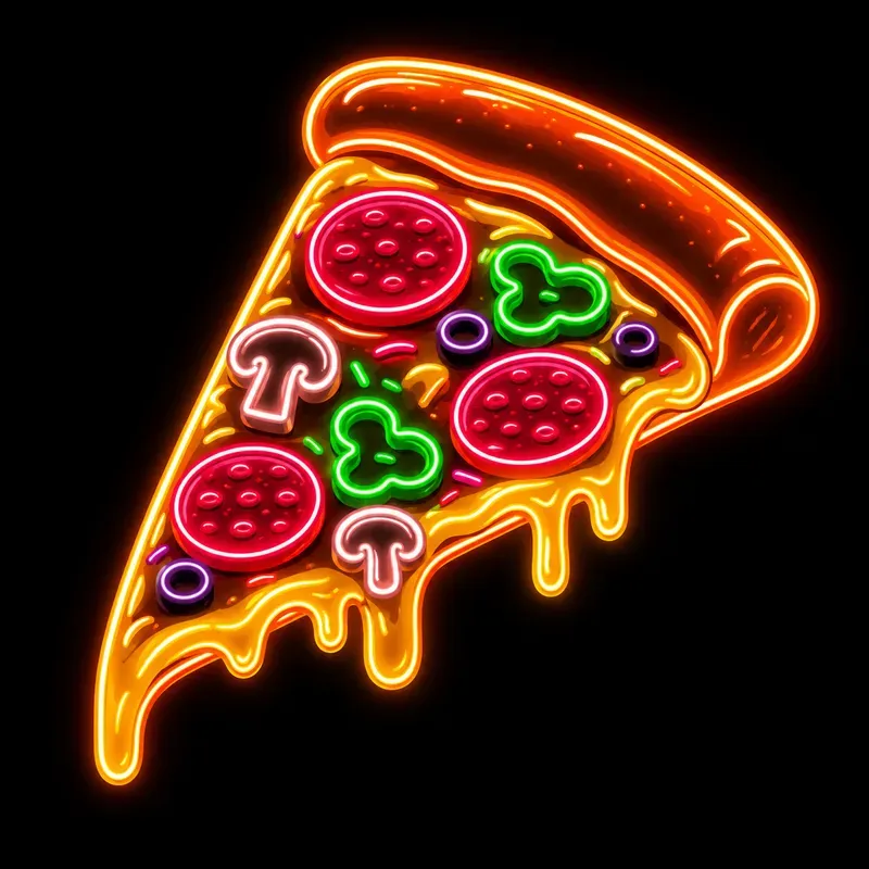 Neon Junk Food Icon Pack Generator