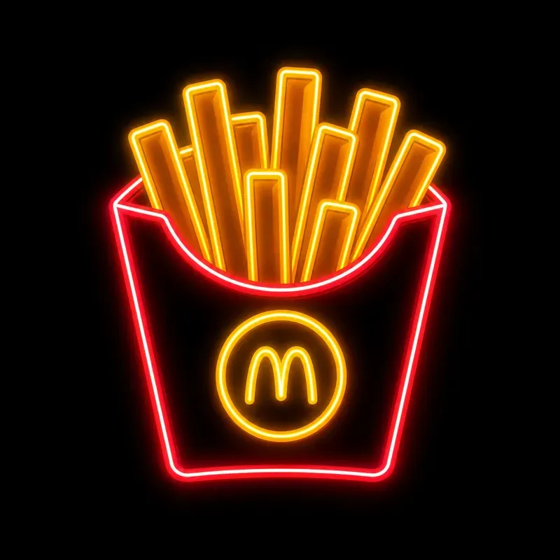 Neon Junk Food Icon Pack Generator