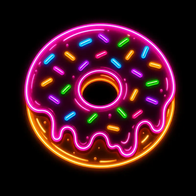 Neon Junk Food Icon Pack Generator