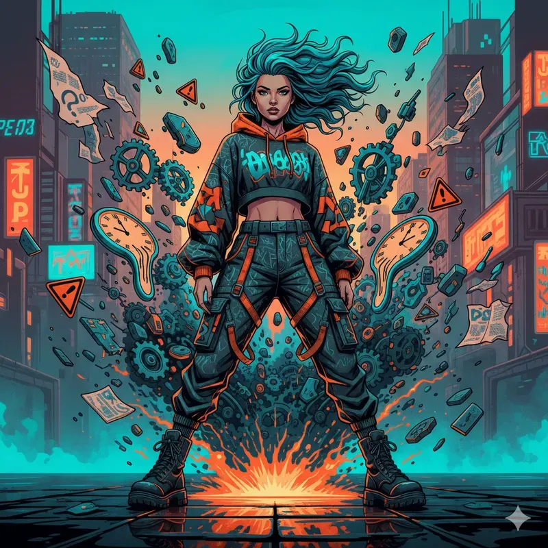 Surreal Cyber Street Portraits