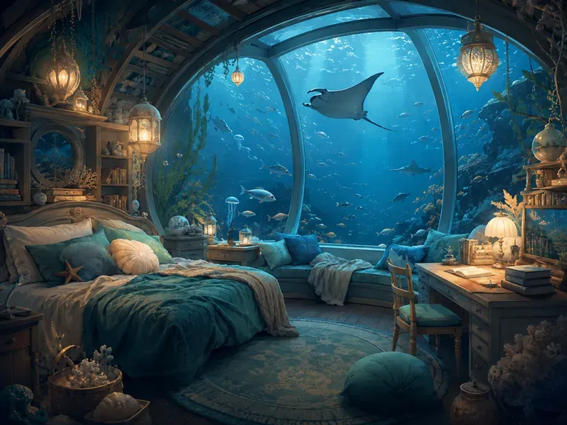 Cozy Lofi Room Illustrations