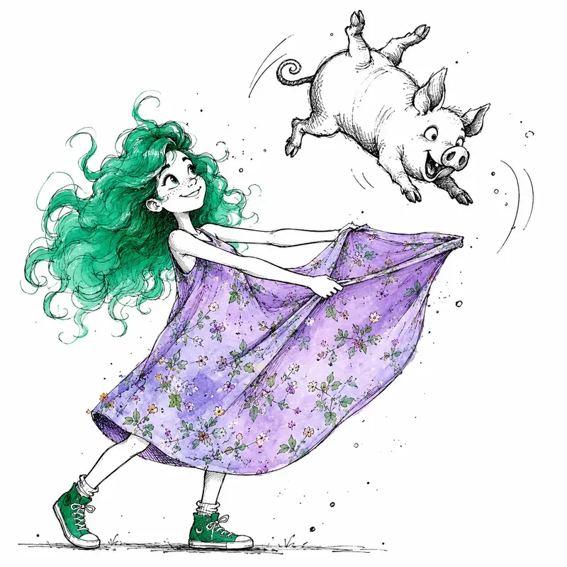 Whimsical Sketches And Watercolor Art