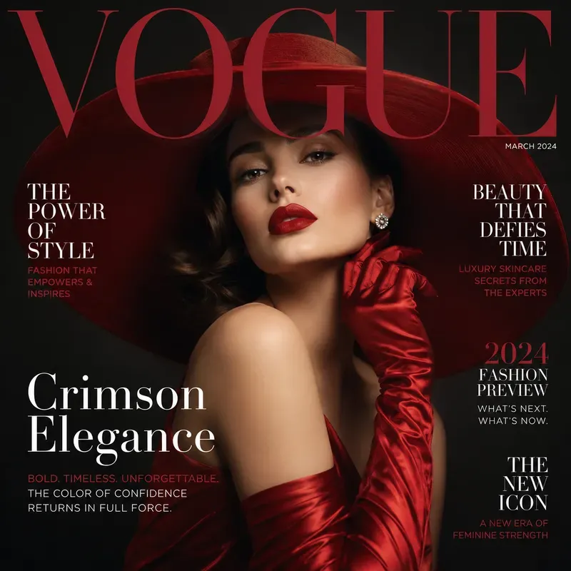 Velvet Vogue Editorial Beauty Magazines