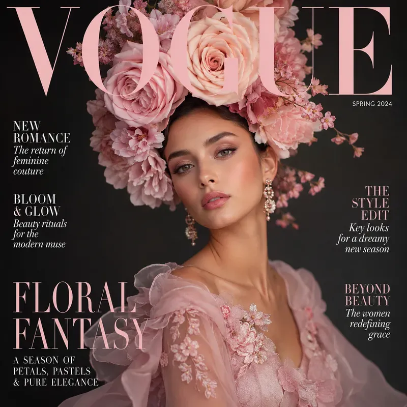 Velvet Vogue Editorial Beauty Magazines