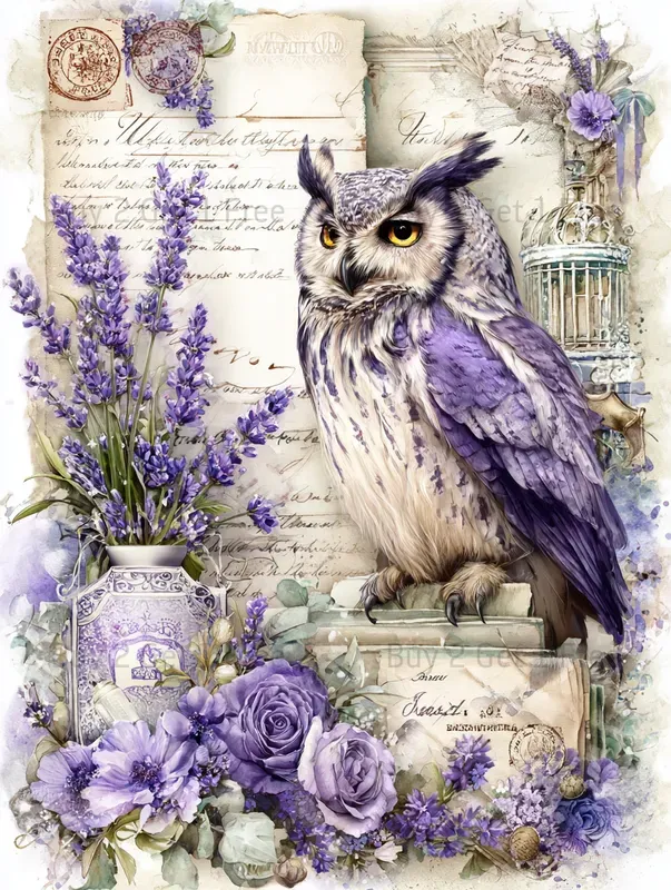 Summer Lavender Cake Junk Journals
