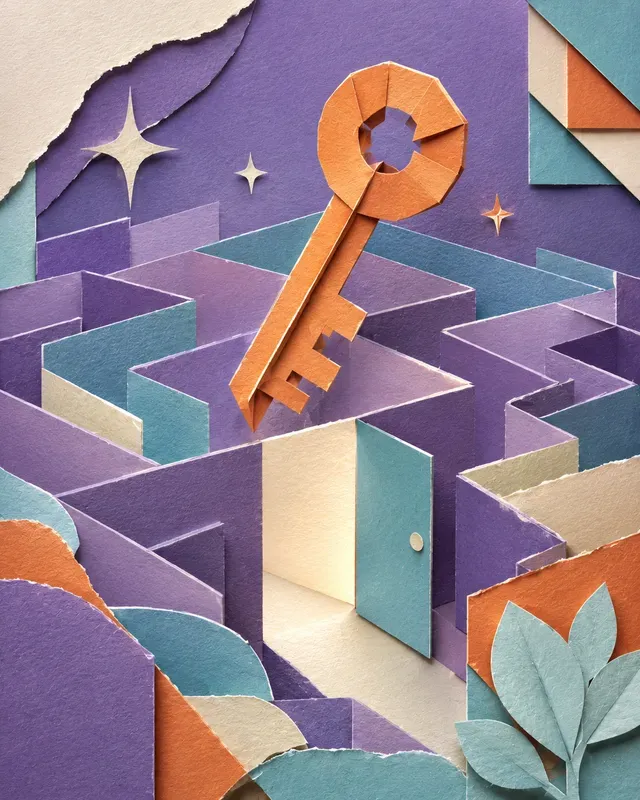 Tactile Editorial Paper Collages