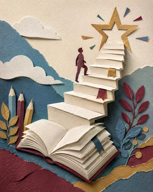 Tactile Editorial Paper Collages