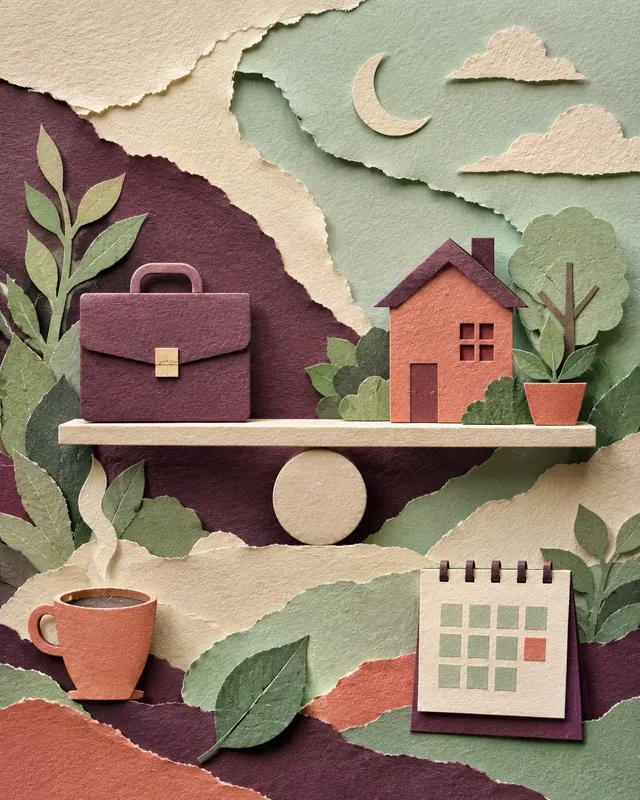 Tactile Editorial Paper Collages