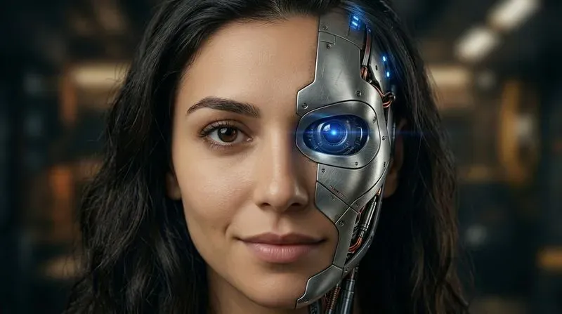 Multienvironment Female Cyborg Portraits