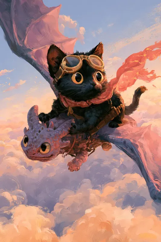 Fantasy Cat Art Generator