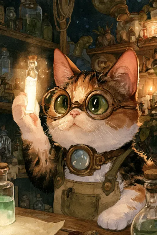 Fantasy Cat Art Generator