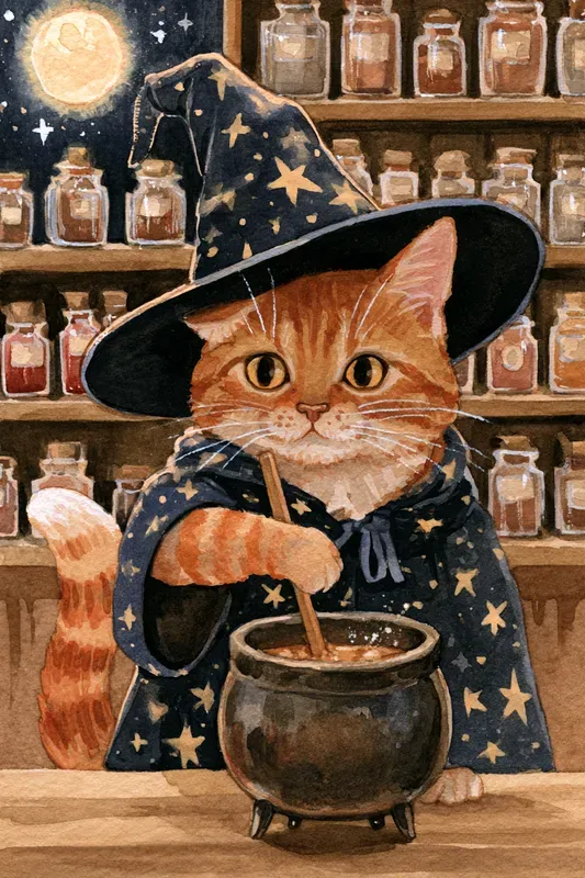 Fantasy Cat Art Generator