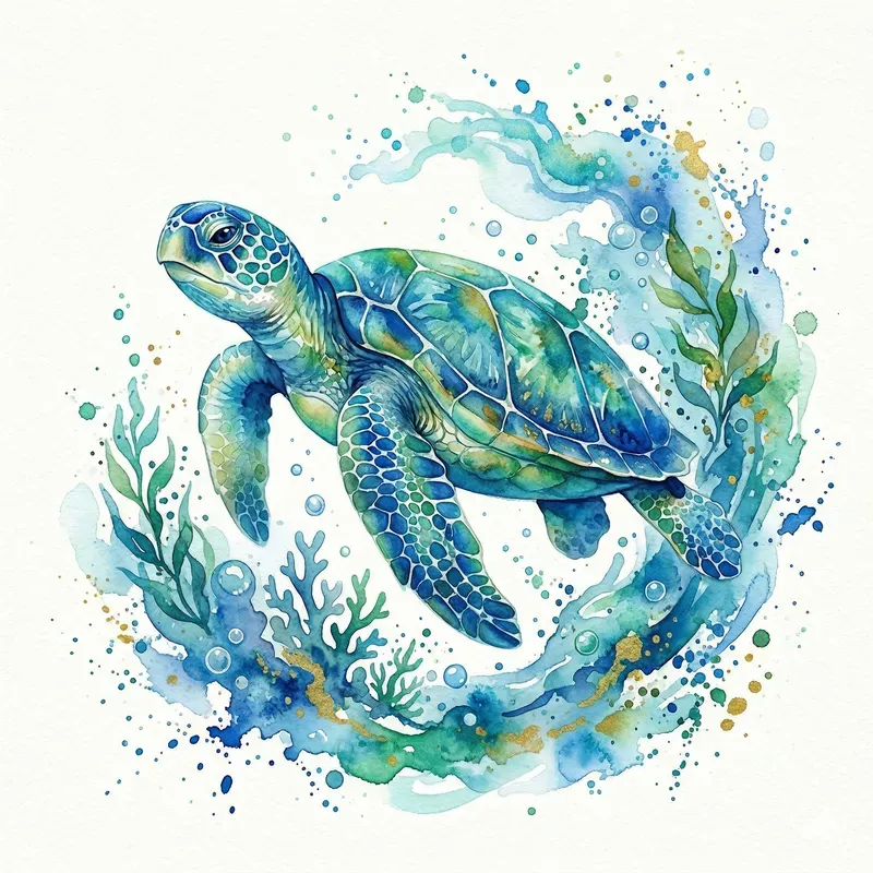 Luminous Watercolor Sublimation Clipart