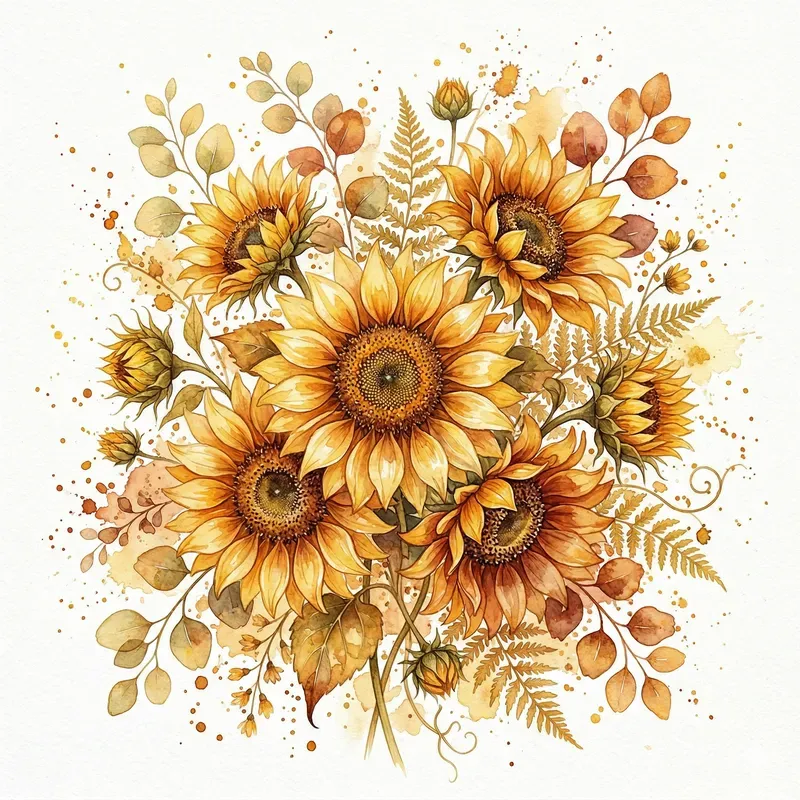 Luminous Watercolor Sublimation Clipart