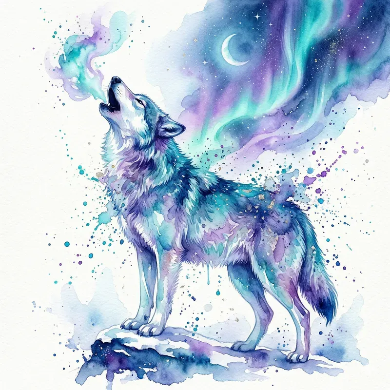 Luminous Watercolor Sublimation Clipart