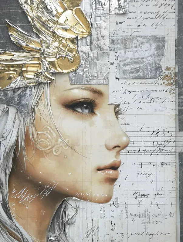 Silver Style Junk Journal Pages