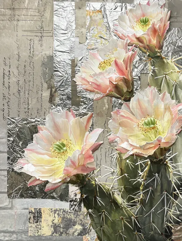 Silver Style Junk Journal Pages