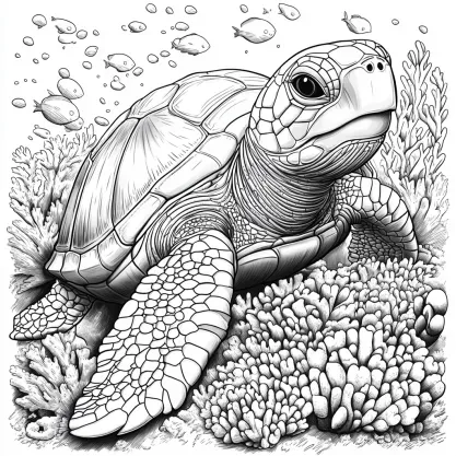 Ocean Animals Coloring