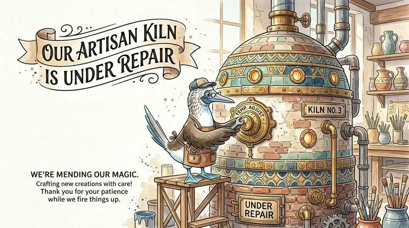 Whimsical Artisan Maintenance Web Art