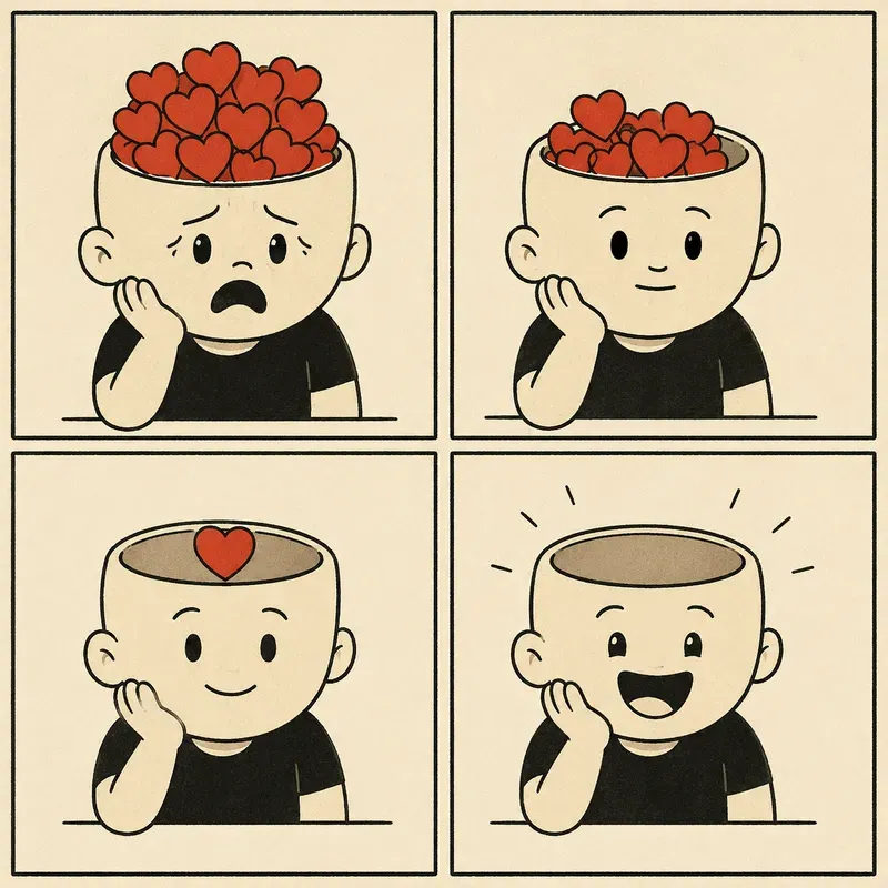 Minimal Four Panel Mind Meme Sets