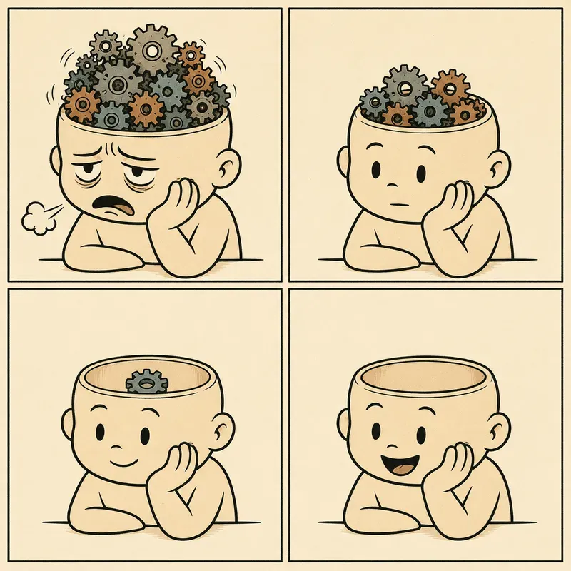 Minimal Four Panel Mind Meme Sets